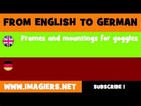 gestelle englisch|gestelle in english.